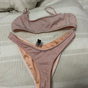 Sparkling Pink TRIANGL Bikini Set